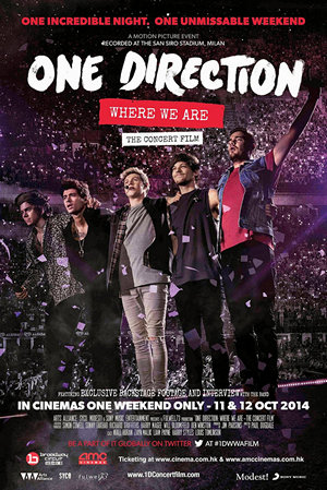 One Direction: Where We Are - The Concert Film電影海報